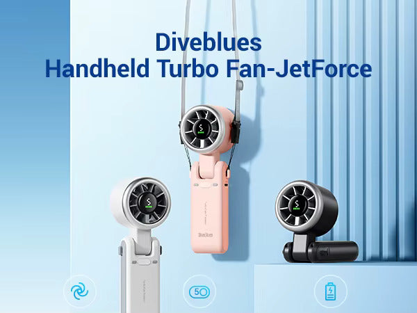 Handy Fan-4000mAh Battery Usb Powerful Digital High Summer Portable Turbo Mini Fan